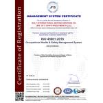 Management System Certificate on Occupational Health & Safety Management System
