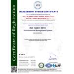 Management System Certificate authorizing GIMSCO